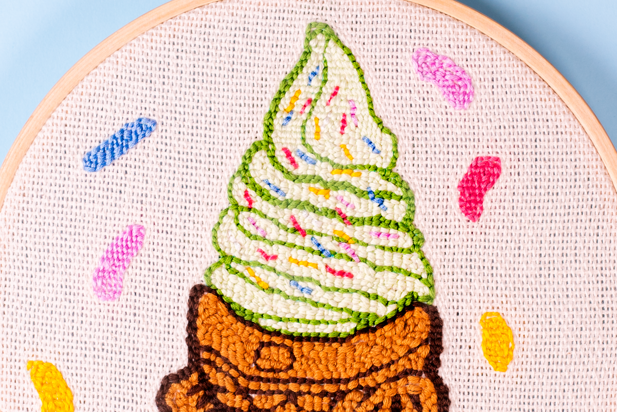 Punch Needle Pattern - Taiyaki Rug - Beginner Punch Needle Pattern -PDF Instant Download