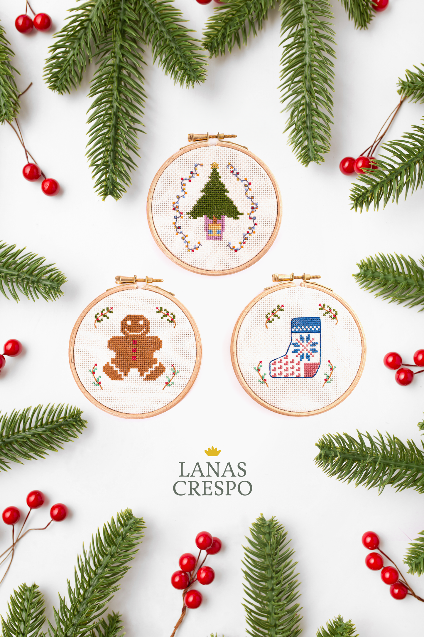 Cross Stitch Christmas Ornament - PDF Instant Download
